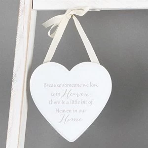 Image of Thoughts Of You 'Heaven In Our Home' Heart Plaque