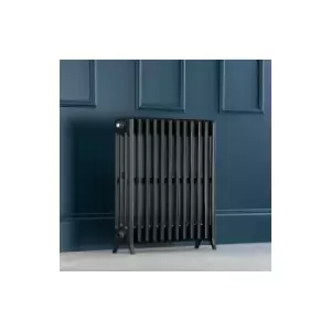 Image of Traditional Colosseum Horizontal Quad Bar Column Radiators 750 x 728 Anthracite - Grey