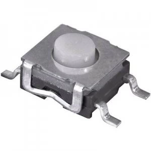Image of Namae Electronics JTP 1260AEM Pushbutton 12 Vdc 0.05 A 1 x OffOn momentary