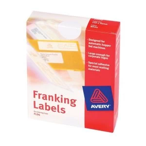 Image of Avery FL04 Auto Franking Labels White Pack of 1000 Labels