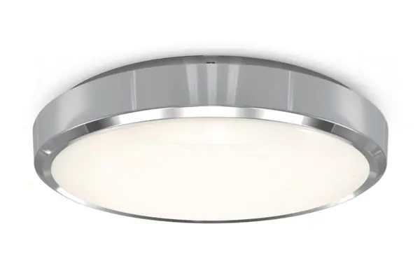 Image of 4lite IP54 Surface Circular Wall/Ceiling Light - Chrome