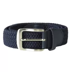 Image of Duke Mens Dani Stretch Braided Belt (S/M) (Navy)