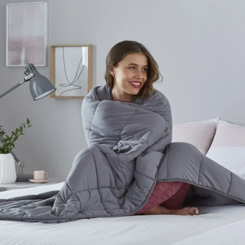 Image of Silentnight Silentnight Weighted Blanket 6.8KG Unclassified 6.8kg Grey 17076001001
