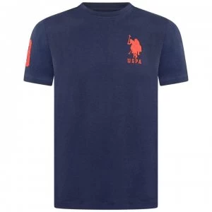 Image of US Polo Assn Logo T Shirt - Navy Blazer