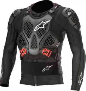 Image of Alpinestars Bionic Tech V2 Protector Jacket, black-red Size M black-red, Size M