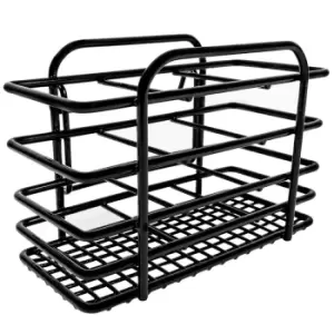 Image of Delfinware Wire Cutlery Basket Black
