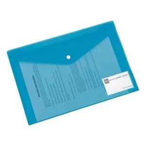 Image of Office Envelope Stud Wallet with Card Holder Polypropylene A4 Assorted