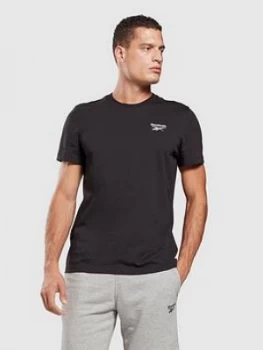 Image of Reebok Classic T-Shirt, Black Size M Men