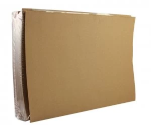 Image of Q Connect Sq Cut Fldr Kraftliner Fc Buff - 100 Pack