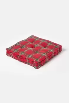 Image of Cotton Edward Tartan Floor Cushion