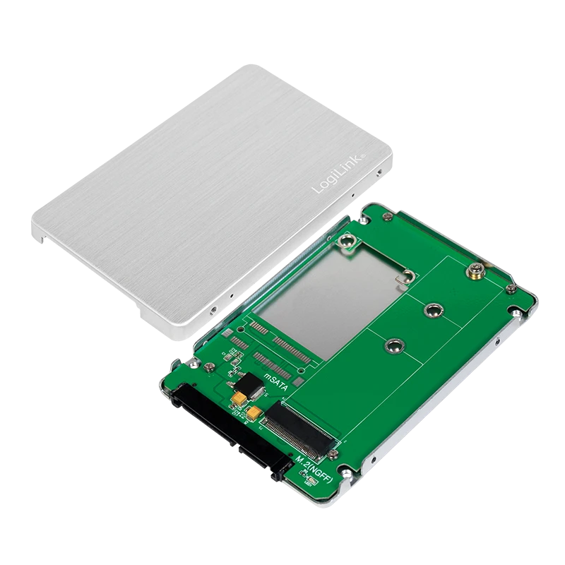 Image of LogiLink M.2 NGFF (SATA) SSD to 2.5 HDD Enclosure