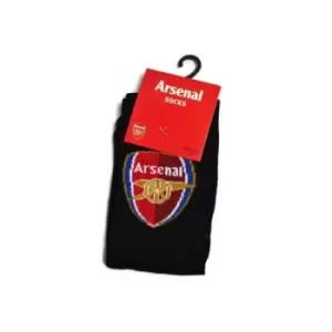 Image of Arsenal Crest Socks 1 Pair ADULT 8 to 11