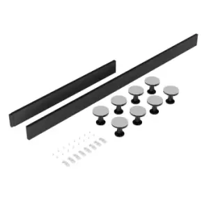 Image of Hudson Reed Leg Set Suitable For 1100-1200 Rectangular Trays - Slate Grey