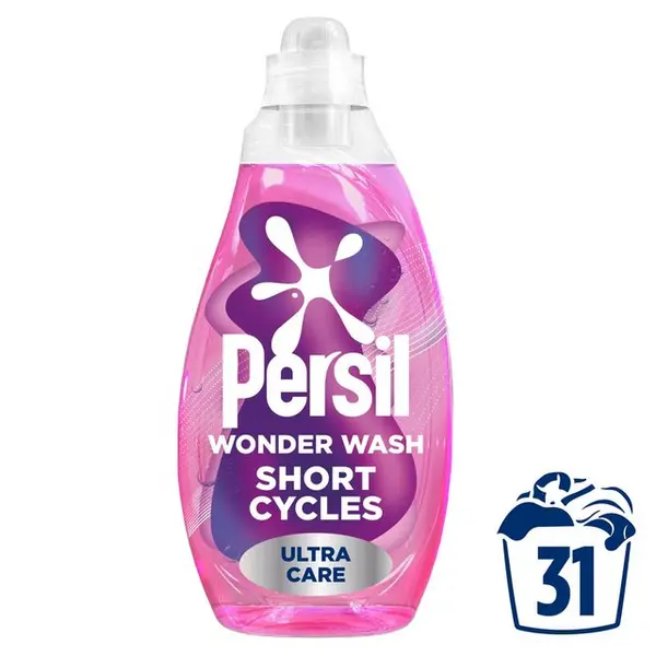 Image of Persil Wonder Wash Ultra Care Laundry Washing Liquid Detergent 837ml