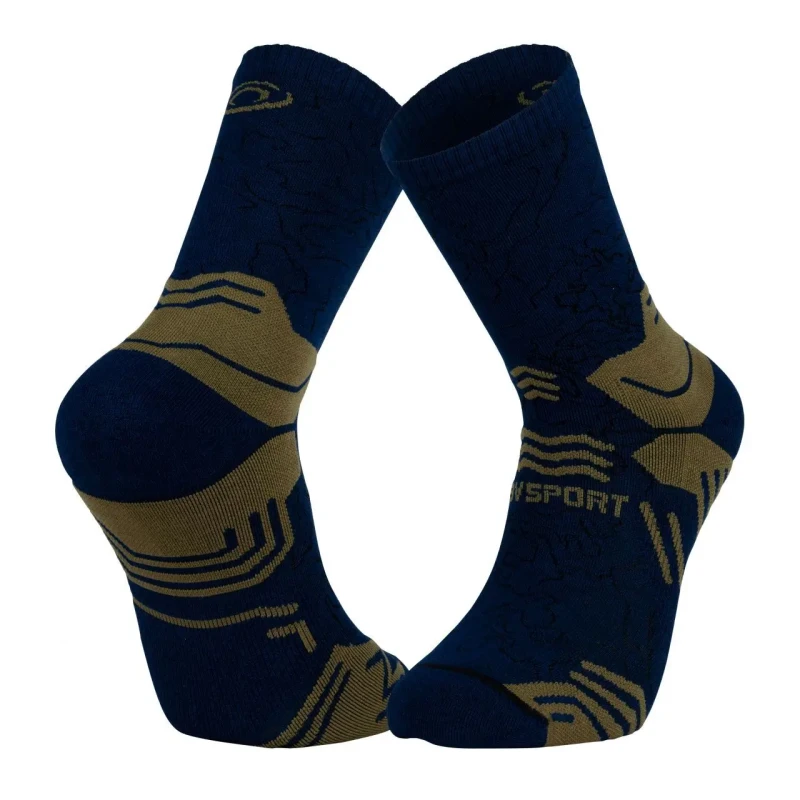 Image of High Lyocell socks BV Sport Trek GR Bleu Unisex 36/38