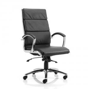 Image of Adroit Classic Executive Chair With Arms High Back Black Ref EX000007
