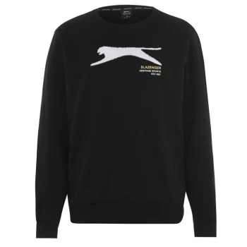 Image of Slazenger Sports Sweatshirt Mens - Black