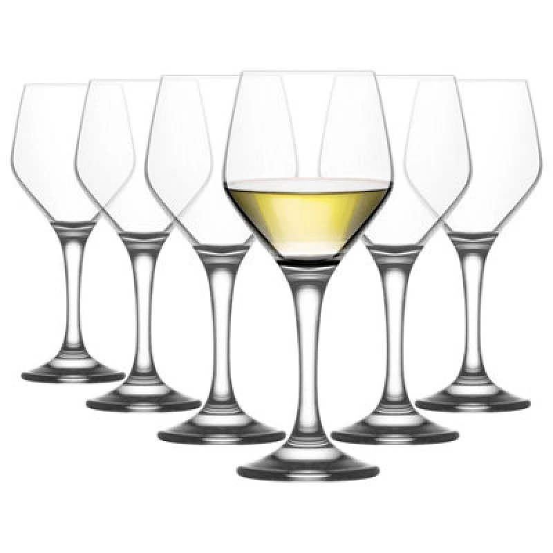 Image of LAV Glassware Lav Ella White Wine Glasses - 260ml - Pack Of 6