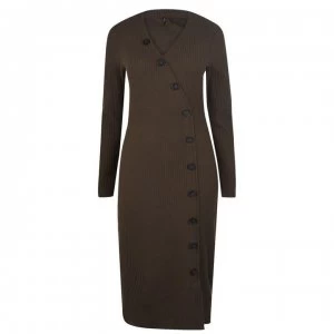 Image of Only Nella Long Sleeve Midi Dress - Beech