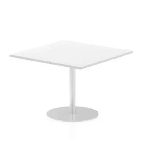 Image of Italia Poseur Table Square 10001000 Top 725 High White