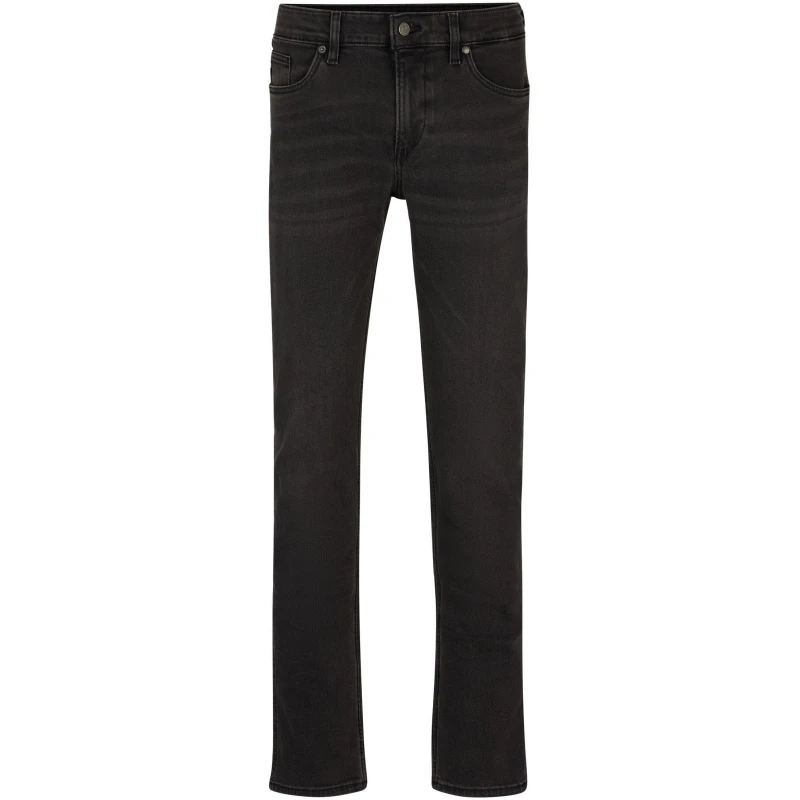 Image of Boss Mens Delaware Slim Fit Jeans Dark Grey male 36W L
