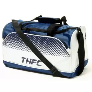 Image of Tottenham Hotspur FC Official Fade Holdall Bag (25cm x 22cm x 42cm) (White/Navy)