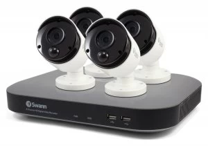 Image of Swann CCTV 8 Channel 3MP 4 Cameras Kit