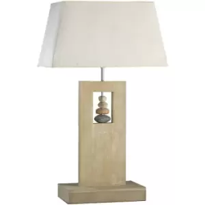 Image of Onli Miriel Table Lamp with Shade Wood