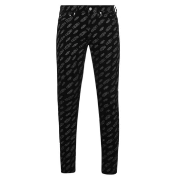 Image of Calvin Klein Jeans 50 Slim Tapered Jeans - BA300 Black AOP