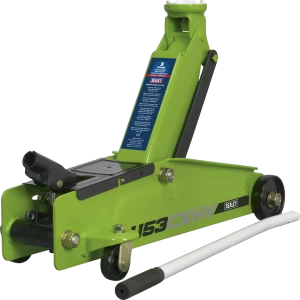 Image of Sealey 1153CXHV Low Entry Short Chassis Trolley Jack 3 Tonne