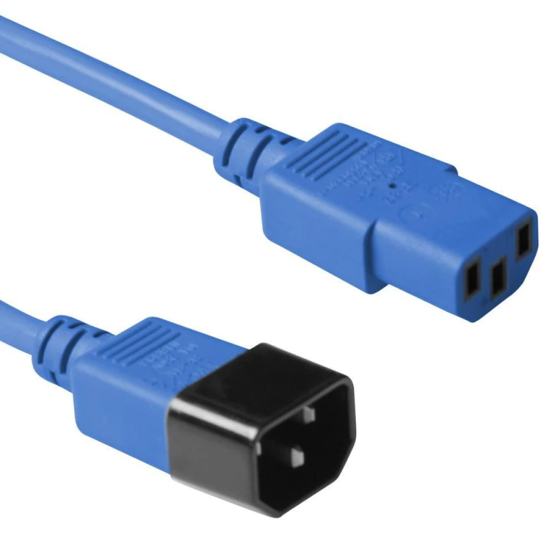 Image of Microconnect PE1413B3 power cable Blue 3m C13 coupler C14 coupler