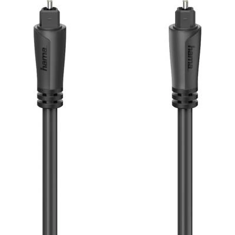 Image of Hama Hama Toslink Digital Audio Cable [1x Toslink plug (ODT) - 1x Toslink plug (ODT)] 1.5 m Black 00205134