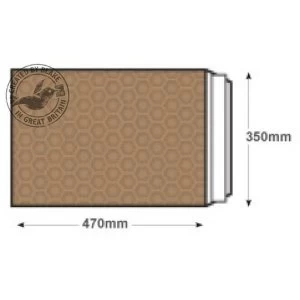 Image of Blake Purely Packaging 470x350mm Peel and Seal Padded Envelopes Gold Pack of 50