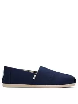 Image of TOMS Alpargata Vegan Espadrille - Navy, Size 5, Women
