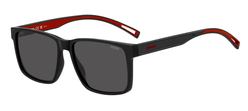 Image of Hugo Mens HugoSun Rectangle Sunglasses - Black Male One Size