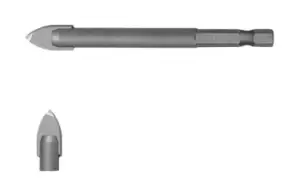 Image of Heller 500968 Quickbit Ceramic Master Tile and Glass Drill Bit 8mm Hex Shank