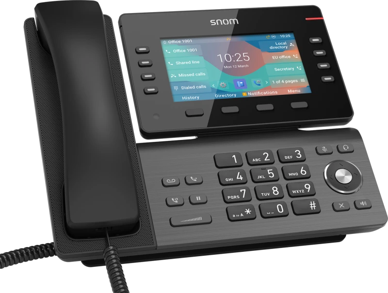 Image of Snom D862 IP phone Black LCD