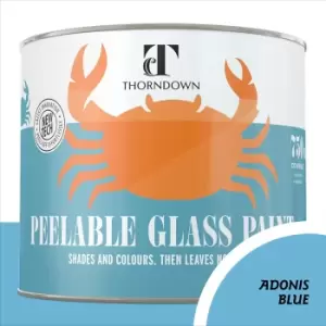 Image of Thorndown Adonis Blue Peelable Glass Paint 750ml