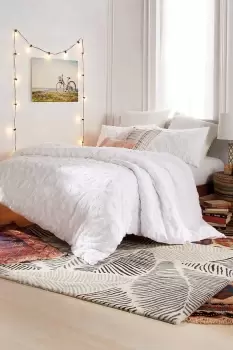 Image of 'Chenille Leopard Cotton' Duvet Cover