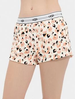 Image of UGG Albin Shorts - Leopard Print, Leopard, Size S, Women