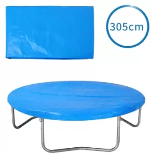 Image of MONZANA Trampoline Cover Blue 183-427cm Waterproof Weather Rain Protective 305cm Blue