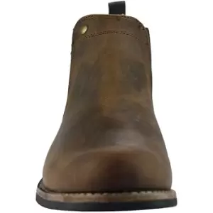Image of Woodland Mens Leather Dealer/Chelsea Boot (12 UK) (Brown)