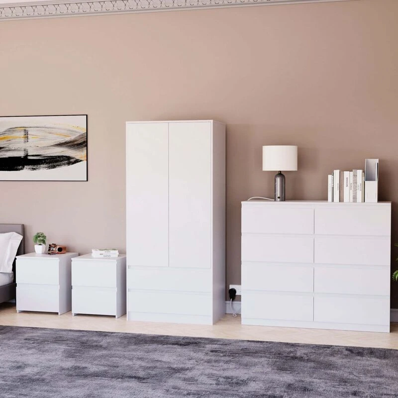 Image of Home Discount Vida Designs Durham 3x3 Cube Storage Unit Bookcase MDF Dark Wood 965 x 965 x 290 mm Dark Brown