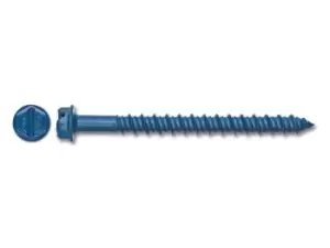 Image of DEWALT DWT140015P 6.3X45 Tapper-Pro Hex Concrete Screw Blue 5pk