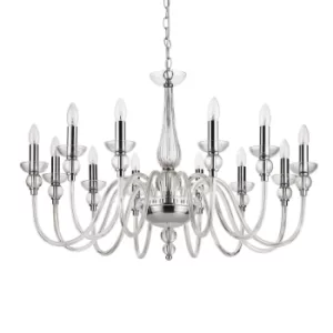 Image of Doge 12 Light Pendant Light Trasparent, E14