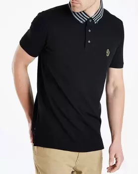 Image of Luke Sport Stripe Collar Polo Reg