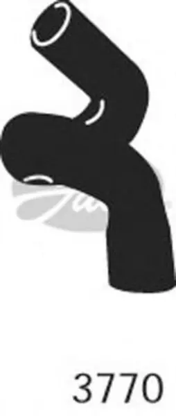 Image of Curved Radiator Hose 210mm X 33 Gates 3770