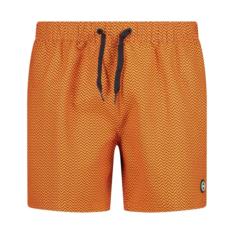 Image of CMP Geometric pattern swim shorts CMP Orange Male XL
