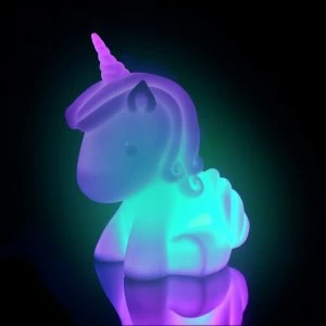 Image of Pretty Pink Large Colour Changing Unicorn Light