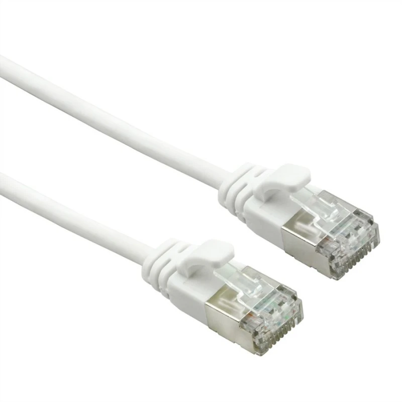 Image of ROLINE 21151701 networking cable White 1m Cat6a F/UTP (FTP)